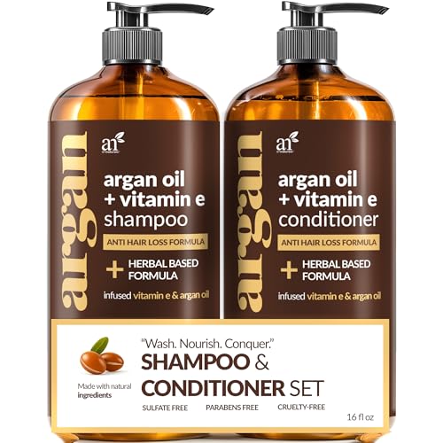 artnaturals Moroccan Argan Oil Hair Loss Shampoo Conditioner - Artnaturals Official Imagery - 1