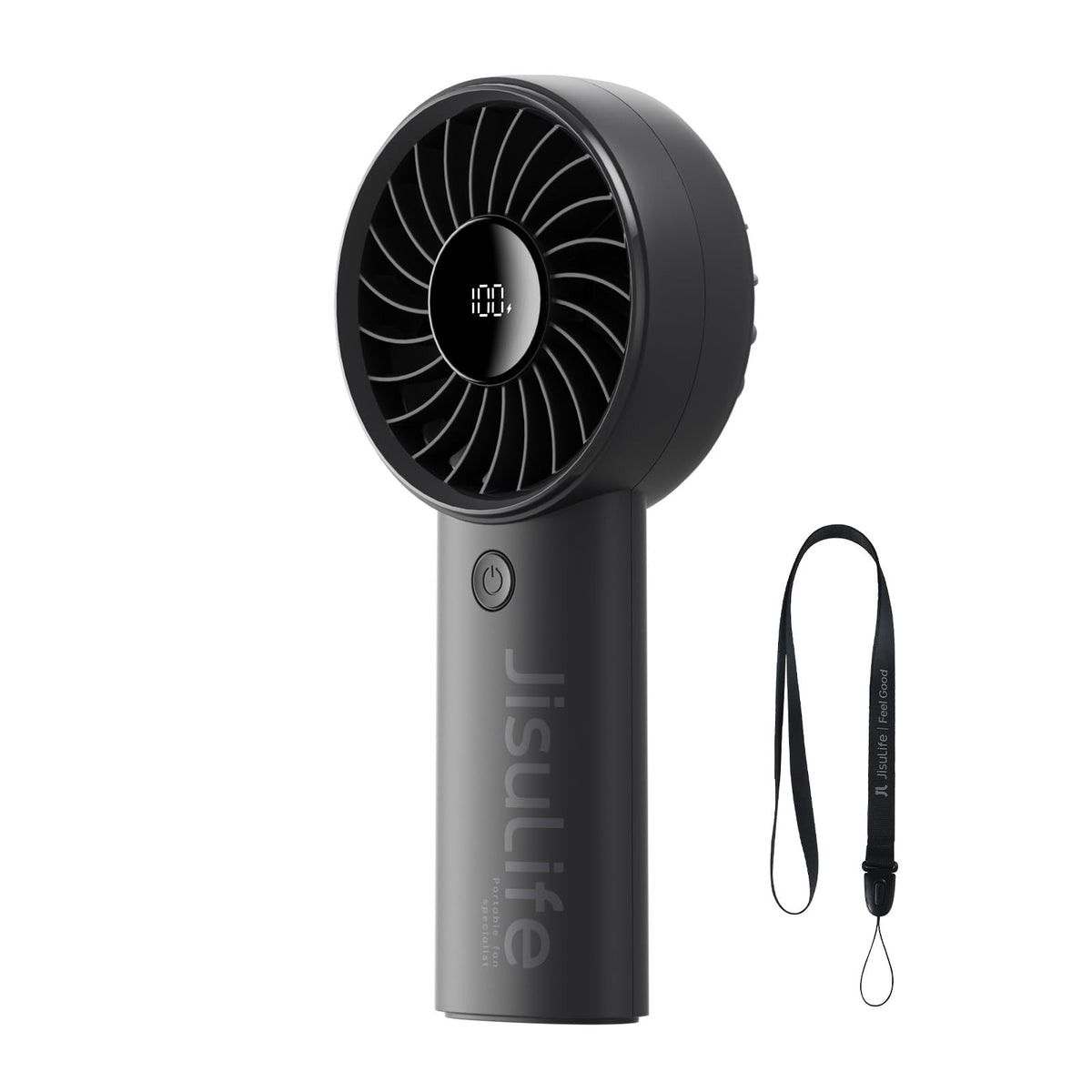 JISULIFE Handheld Portable Fan 5000mAh Stronger and Longer - JISULIFE Official Imagery - 2