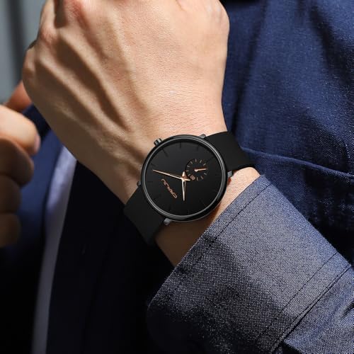 CRRJU Men’s Women Watch Casual Stylish Waterproof Quartz Unisex - Product Imagery