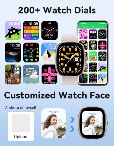 Smart Watches for Women Men, Answer/Make Calls Notifications, - Product Imagery