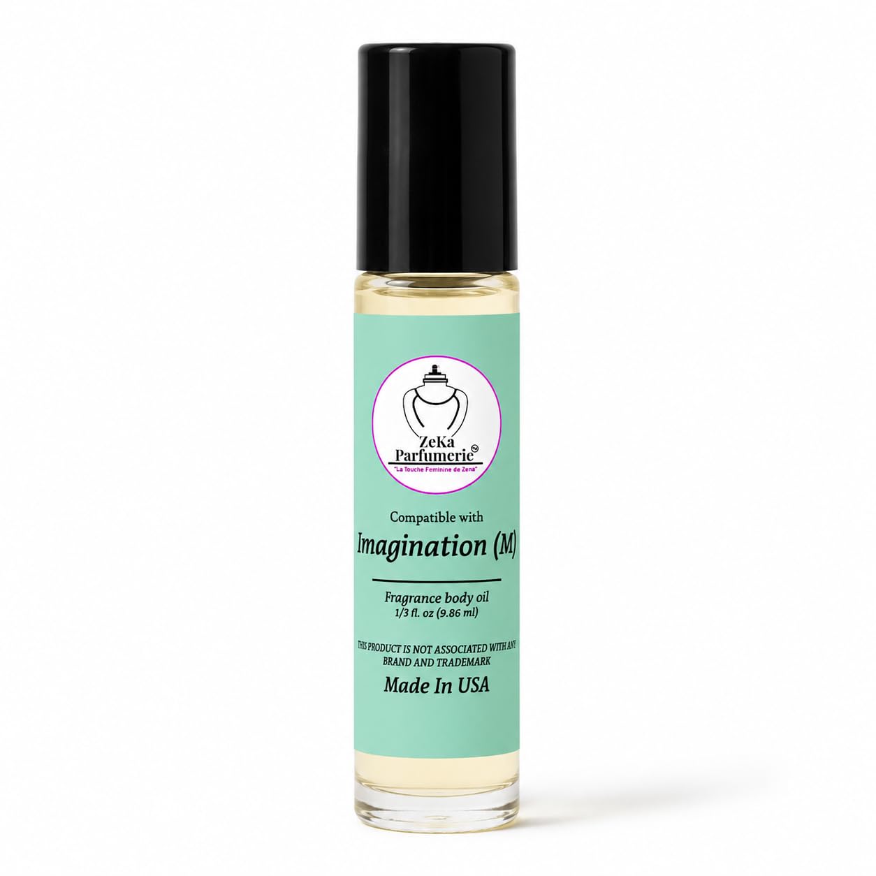 Imagination (M) Fresh Citrus & Woody Amber Fragrance Body Oil - Product Imagery