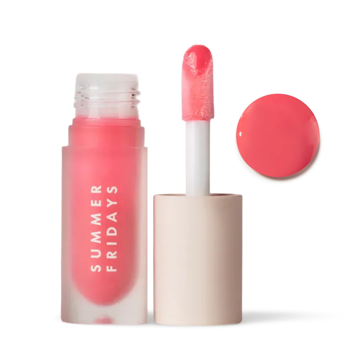 Summer Fridays Dream Lip Oil - Hydrating Tinted Lip Gloss Oil Non Sti - Summer Fridays Official Product View 2