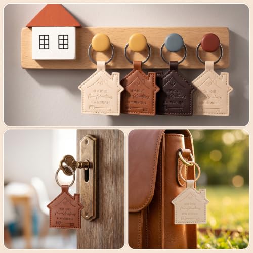 20 Pcs New Home Keychain Bulk Welcome Gifts - Product Imagery