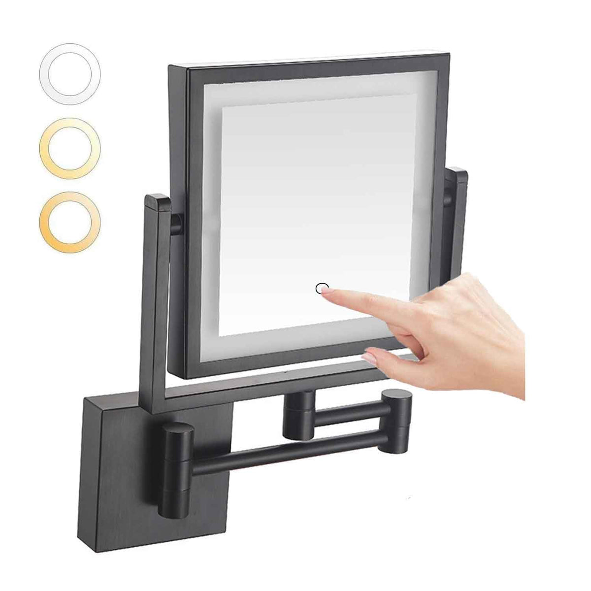 Wall Mounted Makeup Mirror with Lights Bathroom Beauty - Premium Selection Official Imagery - 2