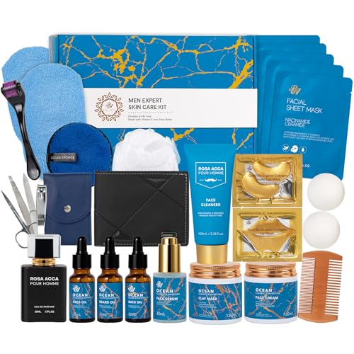 Gifts for Men 30 Pcs Men s Bath and Body Gift Set Skin Care - RA ROSA ACCA Official Imagery - 1