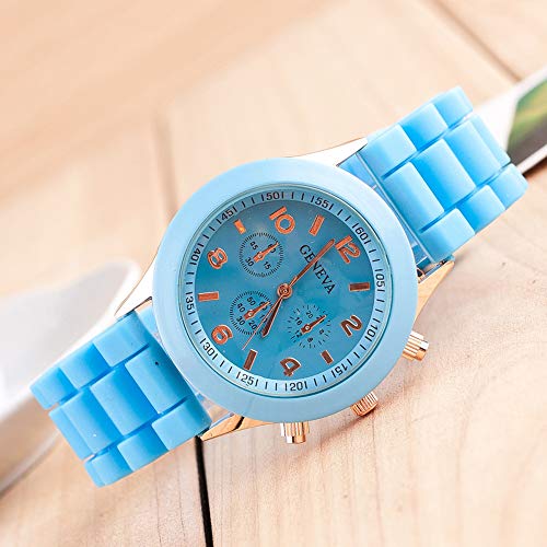 Wholesale 10 Pack Men Women Silicone Band Watch Set Analog - Product Imagery