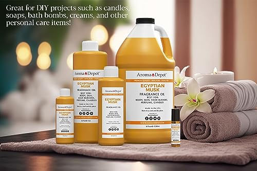 Aroma Depot Egyptian Musk Perfume/Body Oil (7 Sizes) Our - Product Imagery