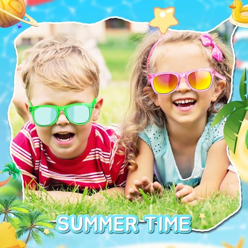 Kids Sunglasses Party Favors - Boys Girls Valentines Day Gifts, - Product Imagery