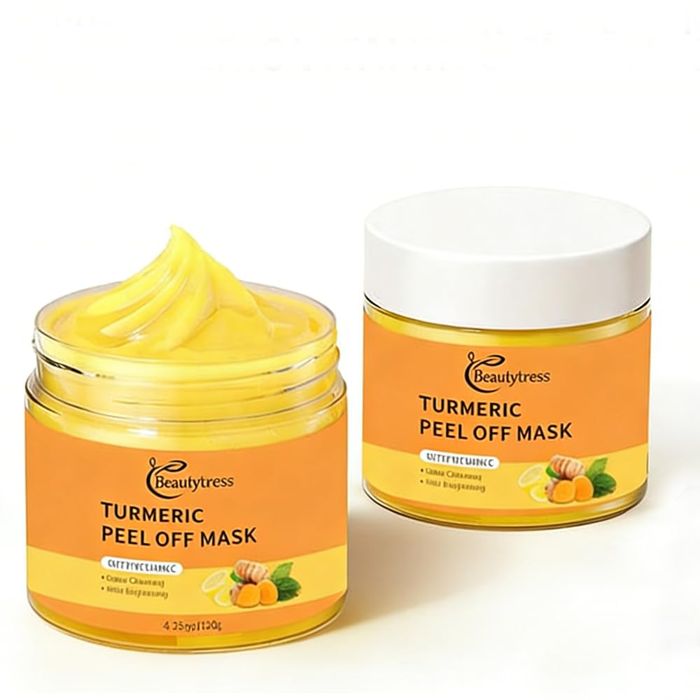 Vitamin C Peel Off Face Mask, Turmeric Moisturizing Mask, Deep - BEAUTYTURESS