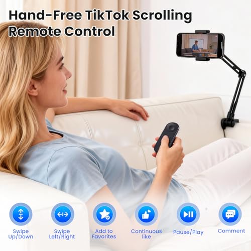 TikTok Scrolling Ring with Gesture Control- Bluetooth Phone - Product Imagery