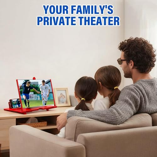 Screen Magnifier for Cell Phone,2026 Upgrade 3D HD Mobile Phone - Product Imagery