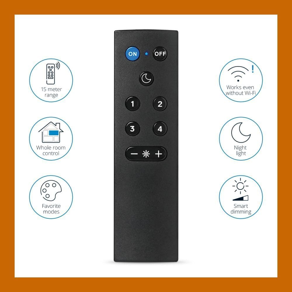 WiZ Connected Remote Light Switch, Works with All WiZ Products, T - WiZ Connected Official Product View 3