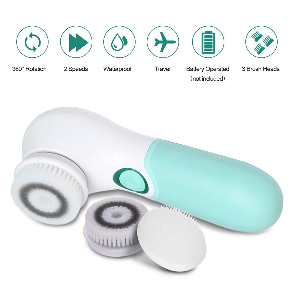 Facial Cleansing Brush Electric Facial Exfoliating Massage - TOUCHBeauty Official Imagery - 5