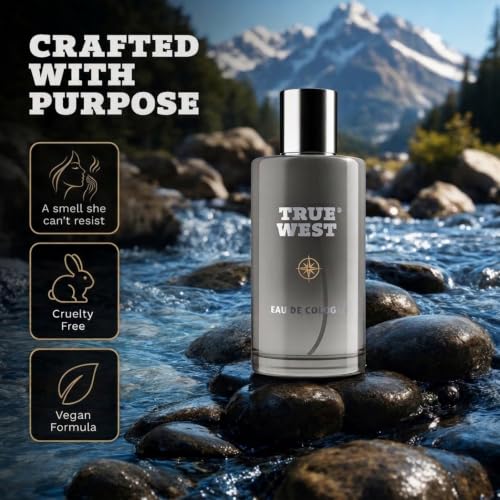 Herban Cowboy Mens Cologne, Rugged Fragrances (1.7 fl oz, True - Product Imagery