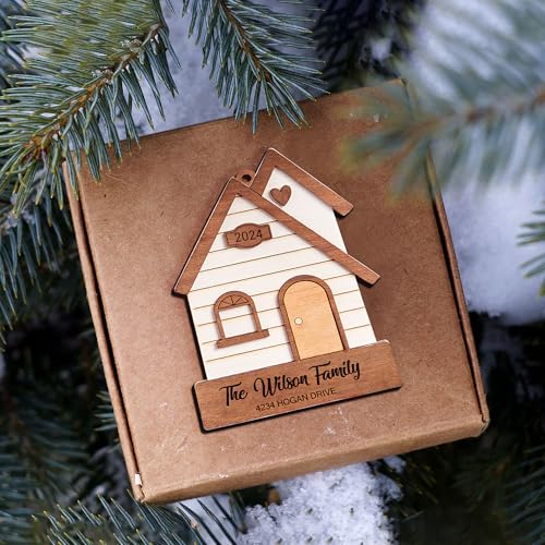Our First Home Christmas Ornament, Agent Closing Gift for - Product Imagery