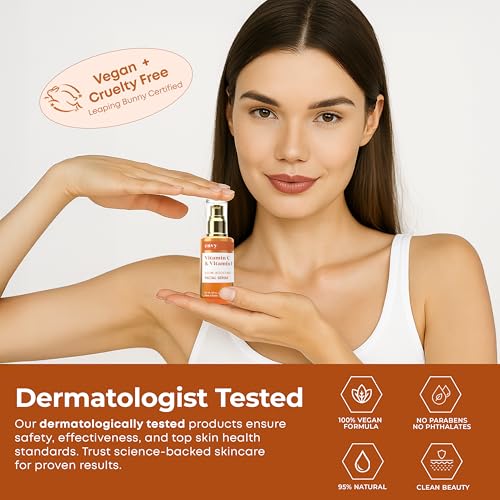 Vitamin C Radiant Face Serum - Dermatologist Tested for Dull &... - Product Imagery