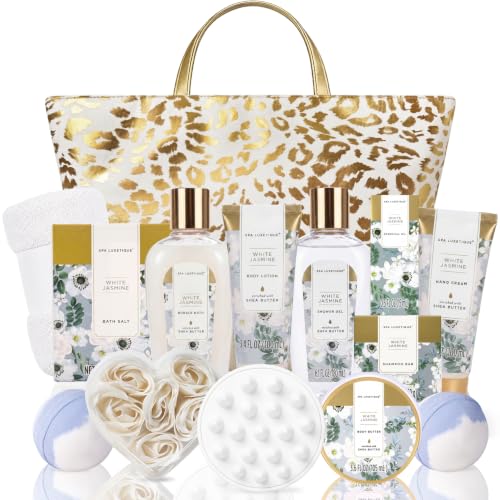 Spa Luxetique White Jasmine 15pc Spa Gift Baskets Gifts for - spa luxetique Official Imagery - 1