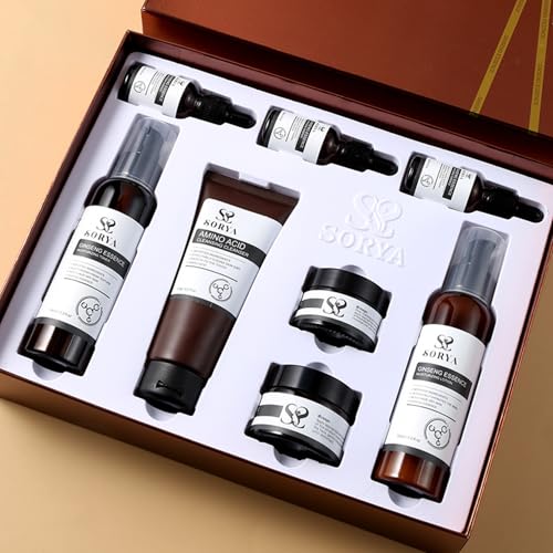 SORYA Korean Red Ginseng Skin Care Set (8-Piece) – Complete - Product Imagery