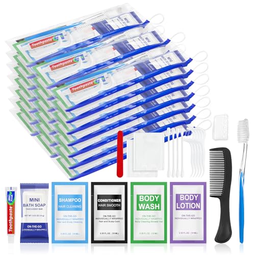 30 Set Personal Hygiene Kit Bulk Blue 12 IN 1 Individually - Xuezoioy Official Imagery - 1