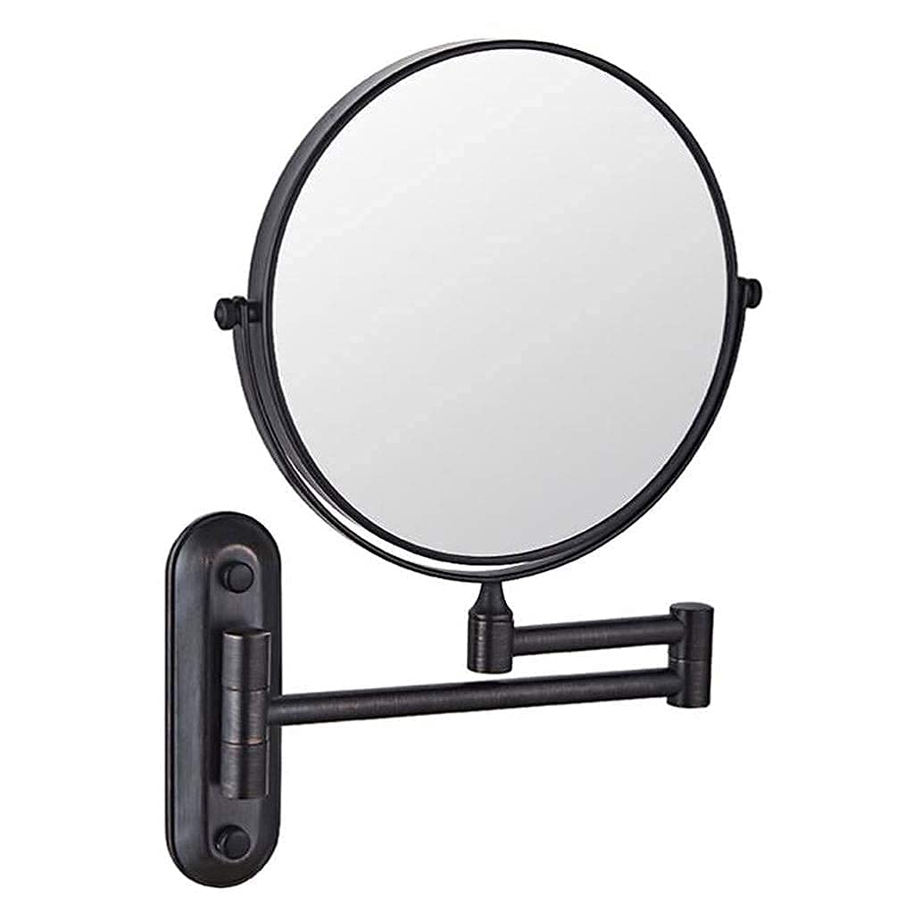 Makeup Mirror Vanity Bathroom Wall Mount Folding Rotating - XNCDBVYPA Official Imagery - 5