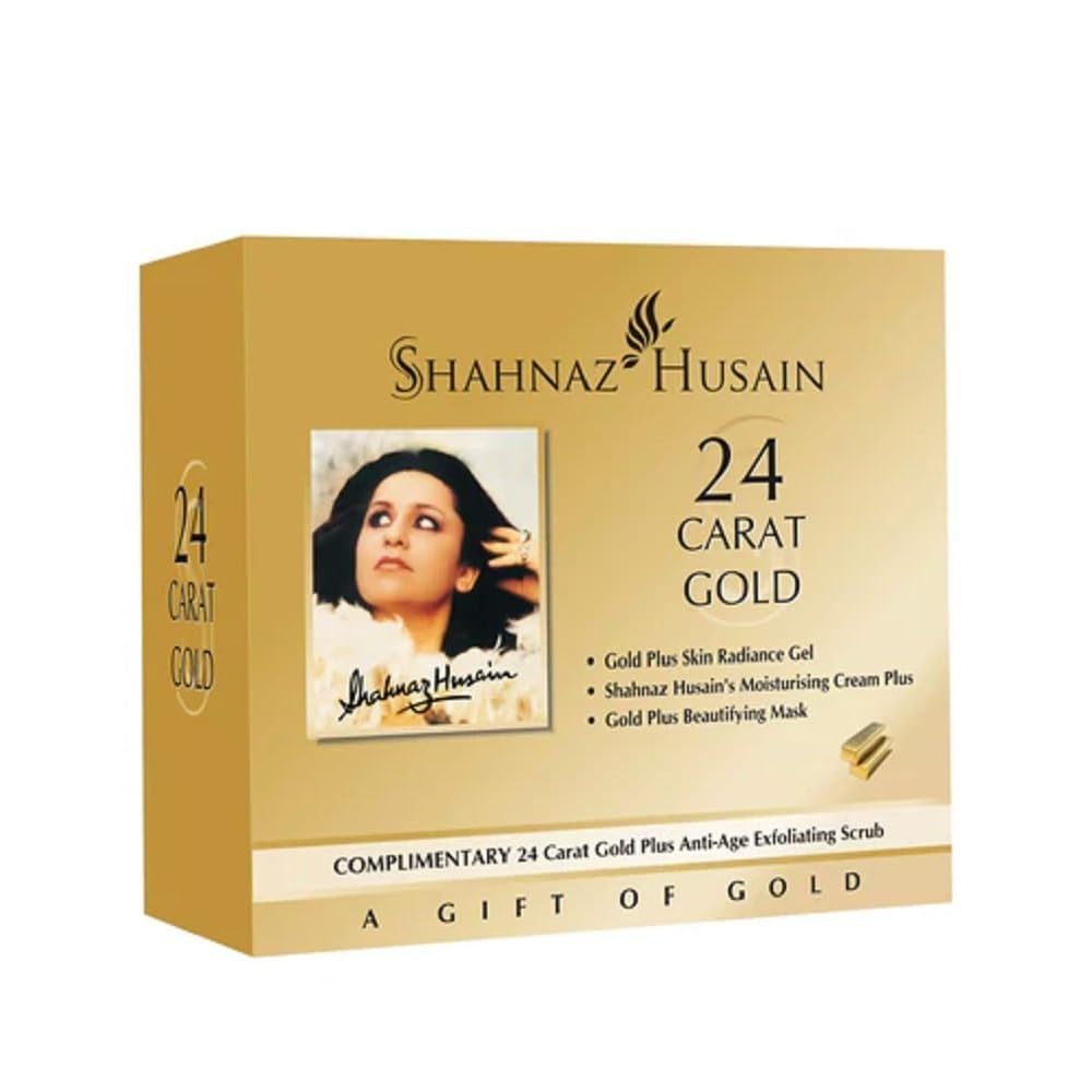 Shahnaaz-Husain's 24 Carat Gold Beauty Care Kit, Premium - FOUNTINA