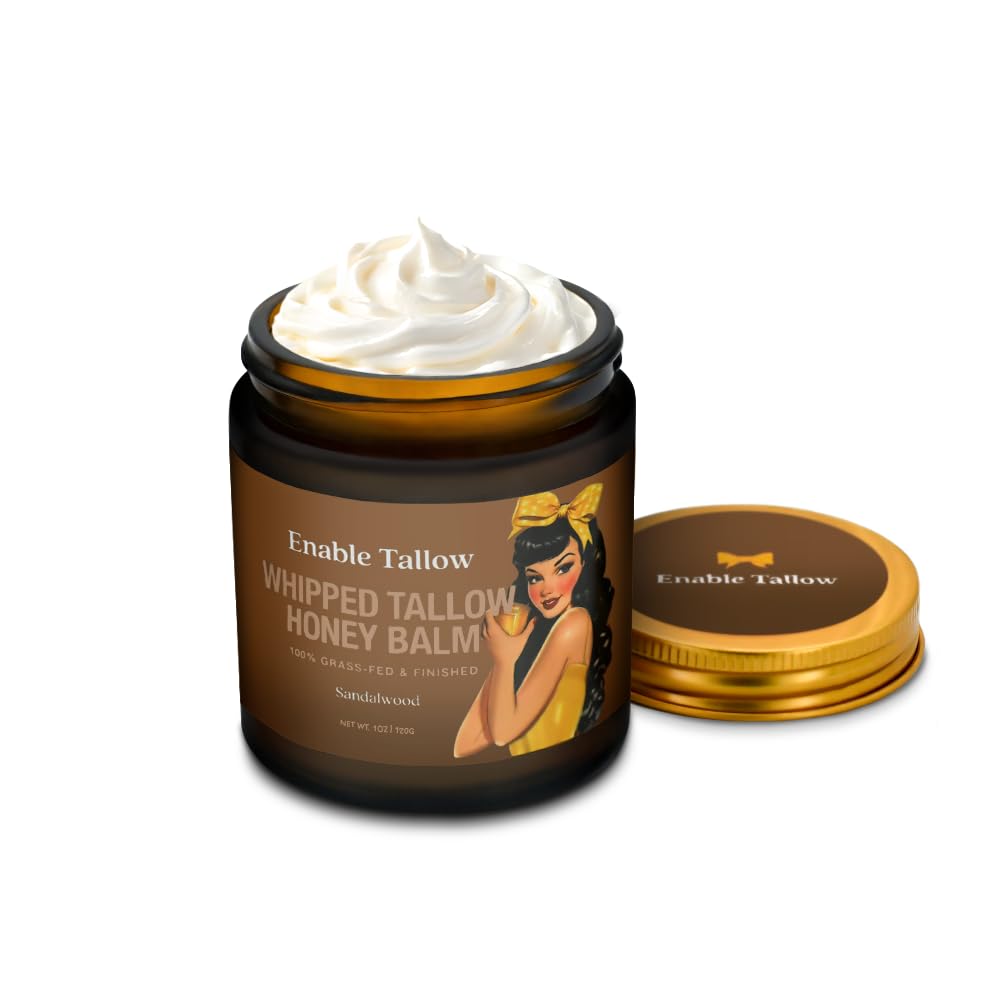Face Body Cream Whipped Beef Tallow Manuka Honey Balm for - Enable Tallow Official Imagery - 2