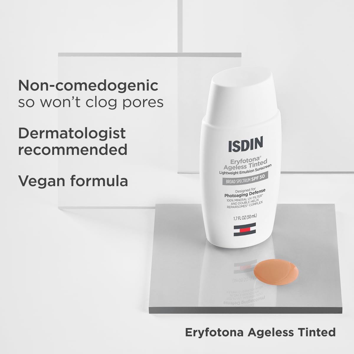 ISDIN Eryfotona Ageless Tinted Mineral Face Sunscreen SPF 50 - Premium Selection Official Imagery - 7