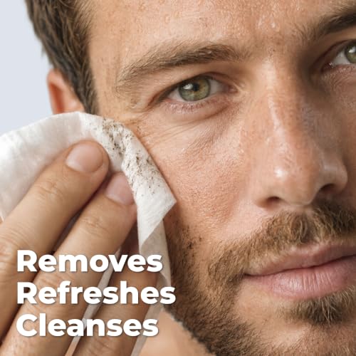 LIVAURA Retinol Face Wipes for Men - Facial Cleansing Wipes for - Product Imagery
