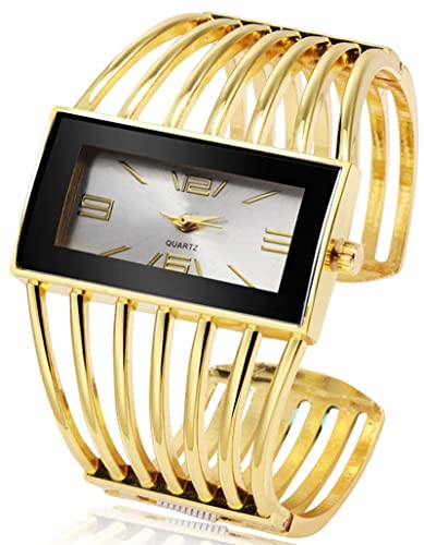 Bracelet Watch for Women Luxury Rectangular Case Analog Quartz - Product Imagery