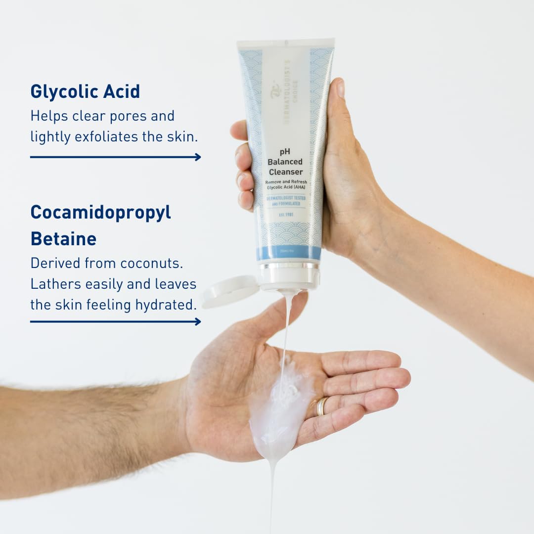 Dermatologist s Choice pH Balanced Cleanser with AHA - Dermatologist's Choice Official Imagery - 4
