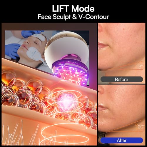 INIA SPHERA Upgraded 8-in-1 Microcurrent Facial Device for Face - Product Imagery