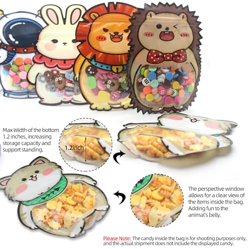 20 Pack Goodie Bags Cartoon Astronaut Candy Treat Bags Small - Product Imagery
