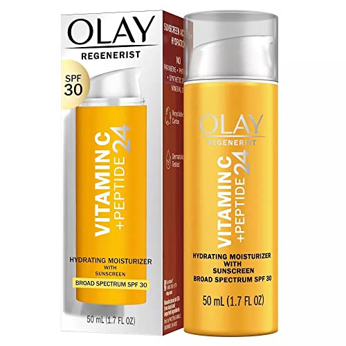 Olay Vitamin C Hydrating moisturizer with sunscreen, SPF 30, 1.7 - Product Imagery