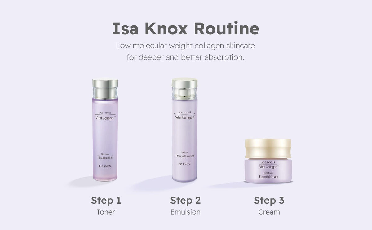ISA KNOX AGE FOCUS VITAL COLLAGEN SKINCARE GIFT SET - Isa Knox Official Imagery - 8