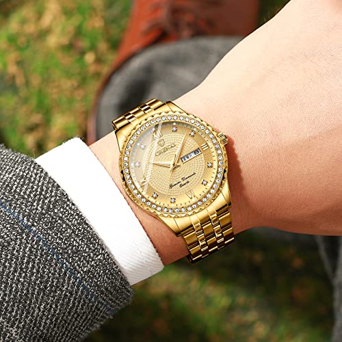 FANMIS His and Hers Couples Watch for Men and Women Stainless - Product Imagery
