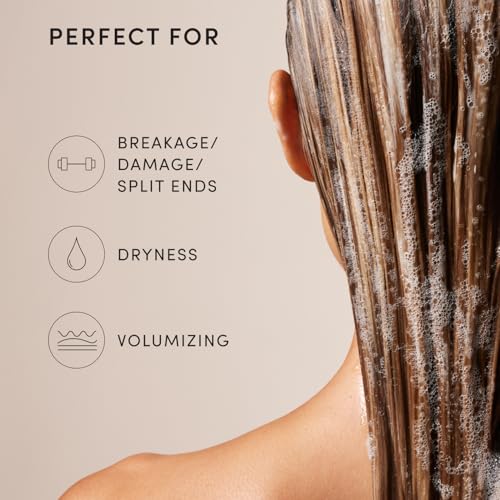 OUAI Fine Hair Shampoo - Biotin Thickening Shampoo for Thin Hair - Product Imagery