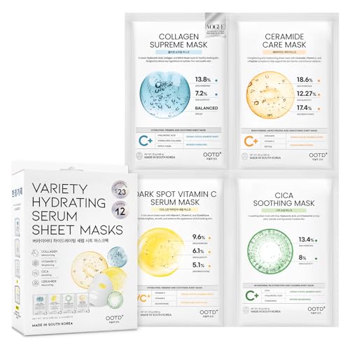 OOTD Korean Sheet Mask with Collagen Ceramide Cica Vitamin C - #OOTD Official Imagery - 1