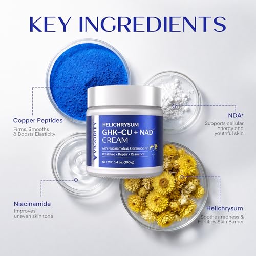 Vigority Copper Peptides Cream for Thin & Mature Skin: GHK-Cu - Product Imagery