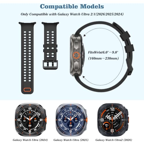 Bands Compatible with Samsung Galaxy Watch Ultra 2 (2026) - Product Imagery