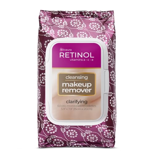 LIVAURA Retinol Makeup Remover Wipes for Women - Facial - Product Imagery