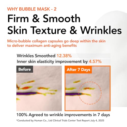 30 Seconds Bubble Mask LIFT, Collagen Firming Face Mask, 2.36 fl - Product Imagery