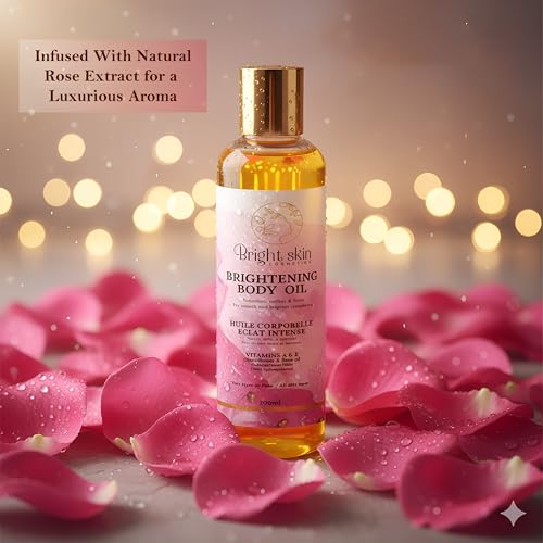 Best Brightening Body Oil (6.5 oz) - Glutathione, Arbutin, - Product Imagery