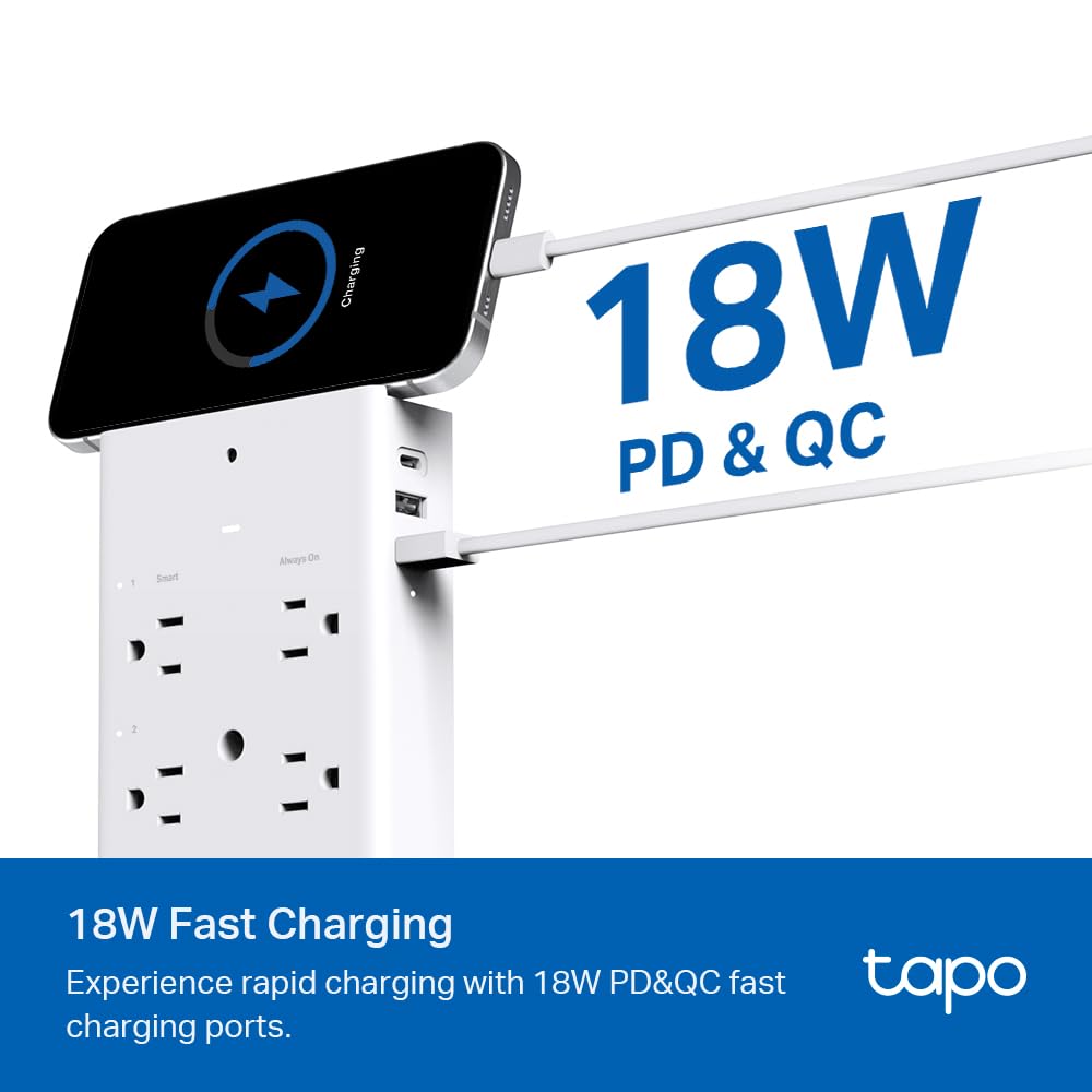 Tapo Smart Plug Outlet Extender P306 3 Individual Smart - Premium Selection Official Imagery - 4