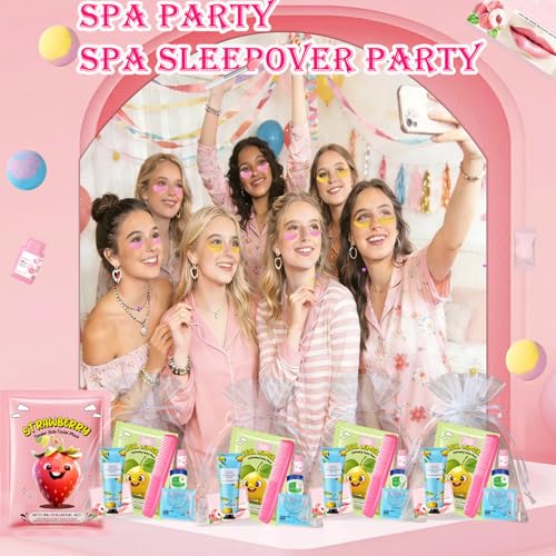 144 PCS Spa Party Supplies for Women, Spa Party Favors Include - Product Imagery