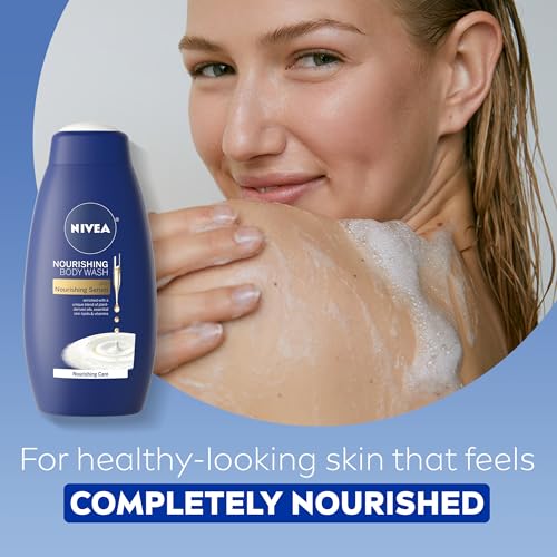 NIVEA Skin Care Set For Her, Nourishing Body Wash, Moisturizing - Product Imagery