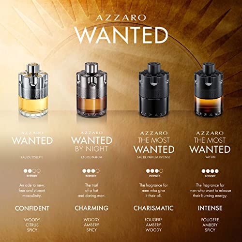 Azzaro The Most Wanted Parfum - Spicy Woody Cologne for Men - Product Imagery