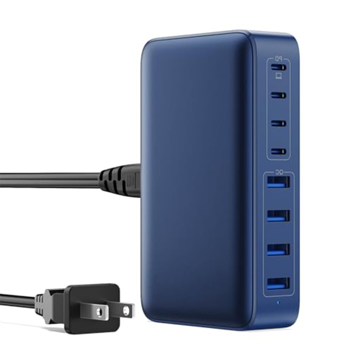 GKUTW USB C Charger 200W USB C Charger Block,Upgraded GaN III 8-P by GKUTW - Angle View 8