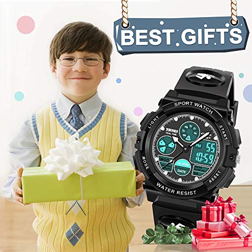 Kids Digital Watches, LED Waterproof Sports Watches for Kids- - Product Imagery