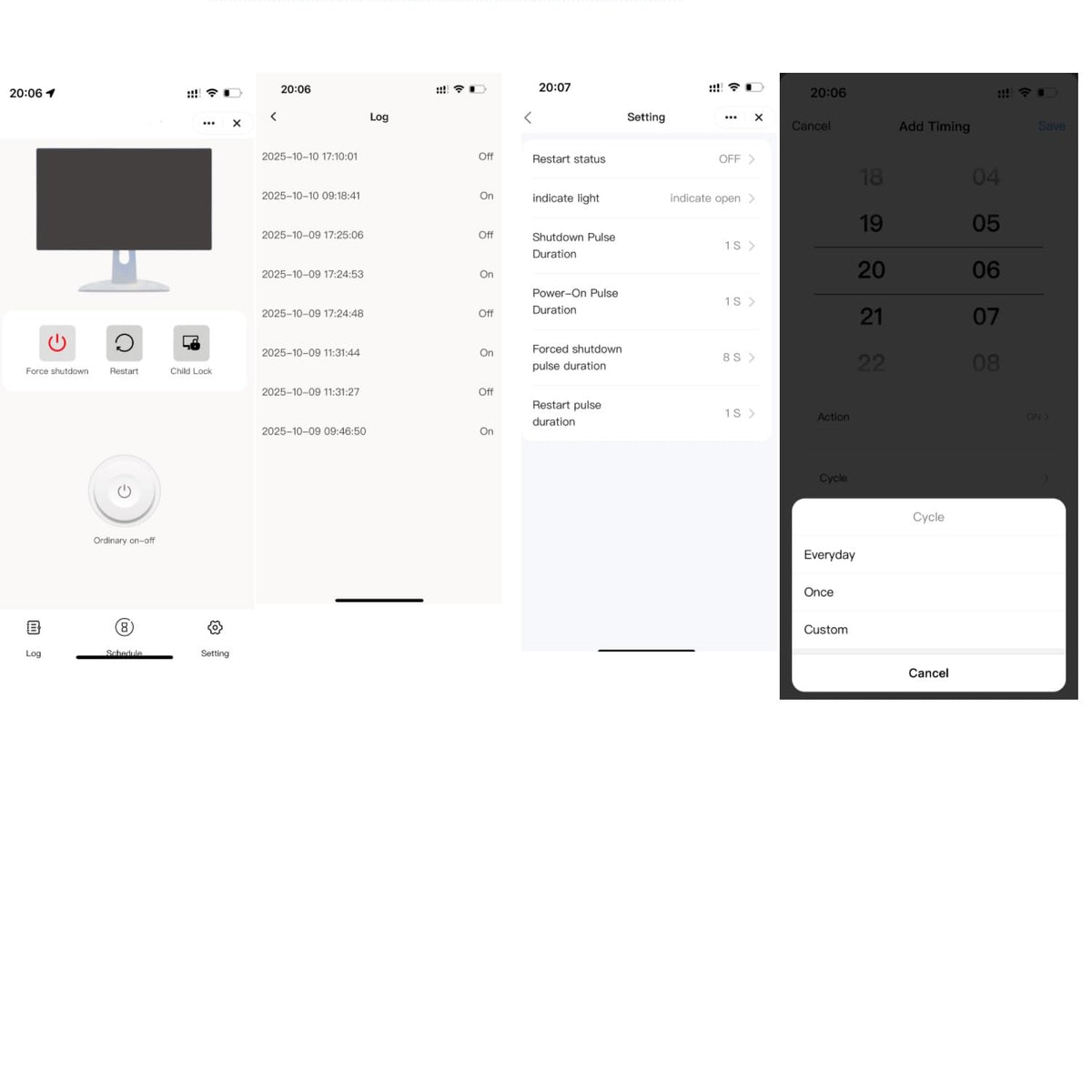 Zigbee Remote Desktop On Off Power Switch Tuya app Remote - MHCOZY Official Imagery - 5