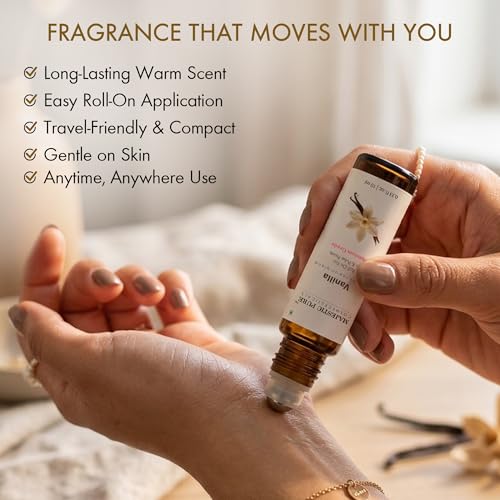 Majestic Pure Vanilla Fragrance Oil Perfume Roller - 0.3 Fl Oz - Product Imagery